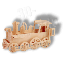 Dampflok 3D Holzpuzzle ab 3,96 EUR