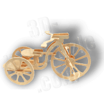 Dreirad 3D Holzpuzzle ab 3,11 EUR