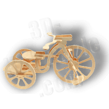 Dreirad 3D Holzpuzzle ab 3,11 EUR Dreirad 3D Holzpuzzle ab 3,11 EUR