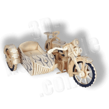 Motorrad mit Beiwagen 3D Holzpuzzle ab 7,65 EUR Motorrad mit Beiwagen 3D Holzpuzzle ab 7,65 EUR