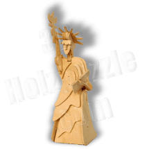 Freiheitsstatue klein 3D Holzpuzzle ab 3,38 EUR Freiheitsstatue klein 3D Holzpuzzle ab 3,38 EUR