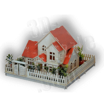 Haus mit Garten 3D Holzpuzzle ab 21,15 EUR Haus mit Garten 3D Holzpuzzle ab 21,15 EUR