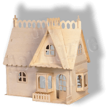 Haus Terrasse klein 3D Holzpuzzle ab 12,20 EUR Haus Terrasse klein 3D Holzpuzzle ab 12,20 EUR