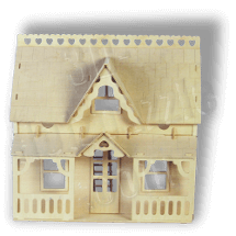 Haus Veranda klein 3D Holzpuzzle ab 13,46 EUR Haus Veranda klein 3D Holzpuzzle ab 13,46 EUR