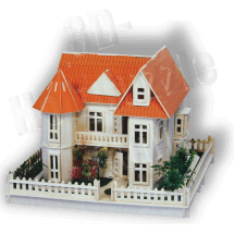 Villa mit Garten 3D Holzpuzzle ab 23,85 EUR Villa mit Garten 3D Holzpuzzle ab 23,85 EUR