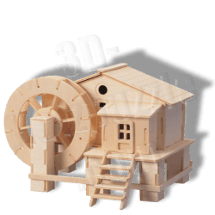 Wassermühle 3D Holzpuzzle ab 6,71 EUR