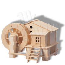 Wassermühle 3D Holzpuzzle ab 6,71 EUR Wassermühle 3D Holzpuzzle ab 6,71 EUR