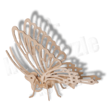 Schmetterling 3D Holzpuzzle Insekten