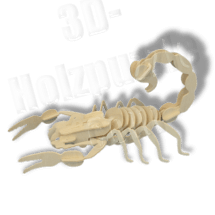 Skorpion 3D Holzpuzzle ab 4,46 EUR