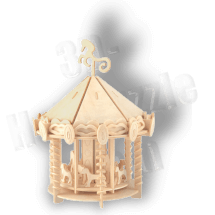 Kinderkarussell 3D Holzpuzzle ab 5,63 EUR