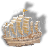 MingSegelschiff 3D Holzpuzzle ab 7,65 EUR