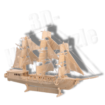 Segelschiff 3D Holzpuzzle Schiffe