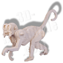 Affe groß 3D Holzpuzzle ab 3,96 EUR