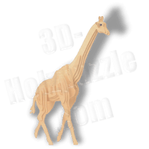 Giraffe 3D Holzpuzzle ab 3,96 EUR