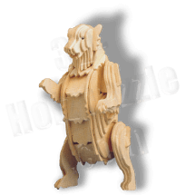 Grizzly 3D Holzpuzzle ab 4,46 EUR