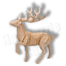 Hirsch 3D Holzpuzzle ab 3,96 EUR