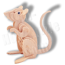 Maus 3D Holzpuzzle ab 3,38 EUR Maus 3D Holzpuzzle ab 3,38 EUR