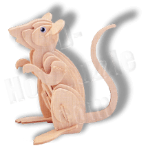 Maus 3D Holzpuzzle ab 3,38 EUR