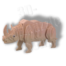 Nashorn 3D Holzpuzzle ab 4,46 EUR