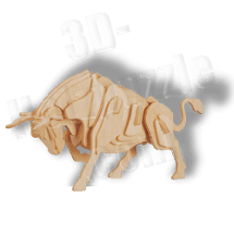 Stier 3D Holzpuzzle ab 4,46 EUR