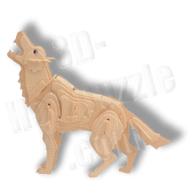 Wolf 3D Holzpuzzle ab 3,96 EUR Wolf 3D Holzpuzzle ab 3,96 EUR