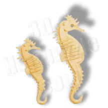 Seepferdchen 3D Holzpuzzle ab 3,38 EUR Seepferdchen 3D Holzpuzzle ab 3,38 EUR