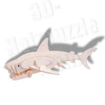 Weißer Hai 3D Holzpuzzle ab 4,46 EUR