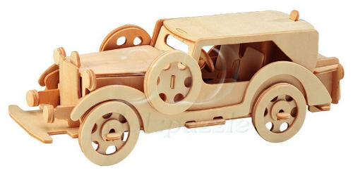 Ford V8 3D Holzpuzzle – 44 Teile