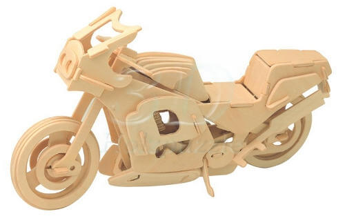 Motorrad 3D Holzpuzzle – 87 Teile