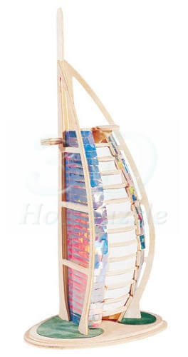 Burj Al-Arab 3D Holzpuzzle – 95 Teile