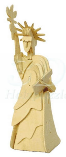 Freiheitsstatue klein 3D Holzpuzzle – 25 Teile