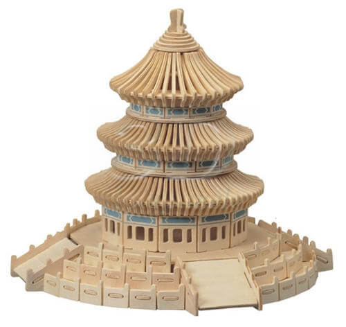 Himmelstempel 3D Holzpuzzle – 301 Teile