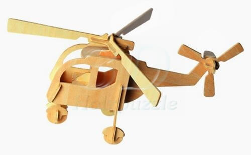 Helicopter 3D Holzpuzzle – 24 Teile