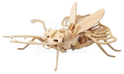 Hirschkäfer 3D Holzpuzzle – 28 Teile