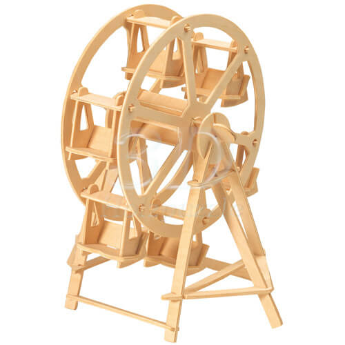 Riesenrad 3D Holzpuzzle – 51 Teile