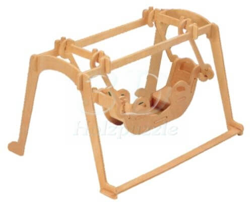 Schiffschaukel 3D Holzpuzzle – 22 Teile