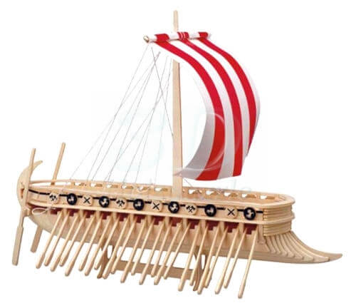 Phönizierschiff 3D Holzpuzzle – 134 Teile