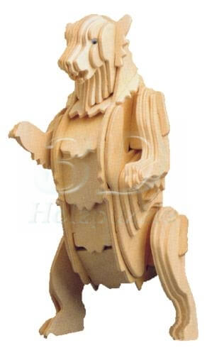 Grizzly 3D Holzpuzzle – 47 Teile