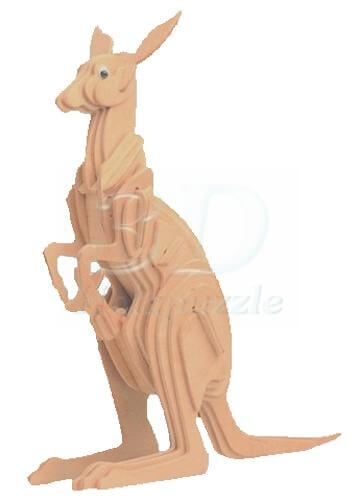 Känguru 3D Holzpuzzle – 42 Teile