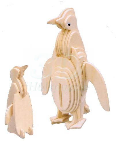 Pinguin 3D Holzpuzzle – 30 Teile