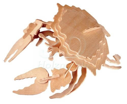 Krabbe 3D Holzpuzzle – 35 Teile