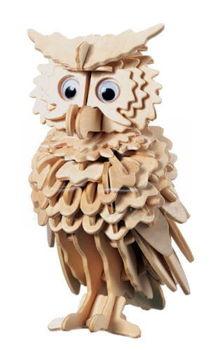 Eule 3D Holzpuzzle – 147 Teile